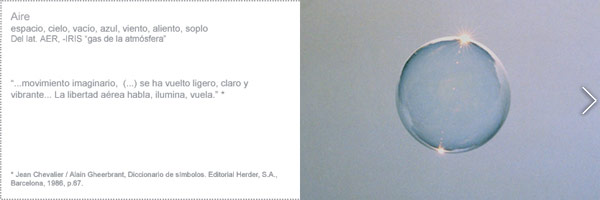 Page spread from The Dictionary of the Unreachable Concepts, Original Spanish version, 2003
